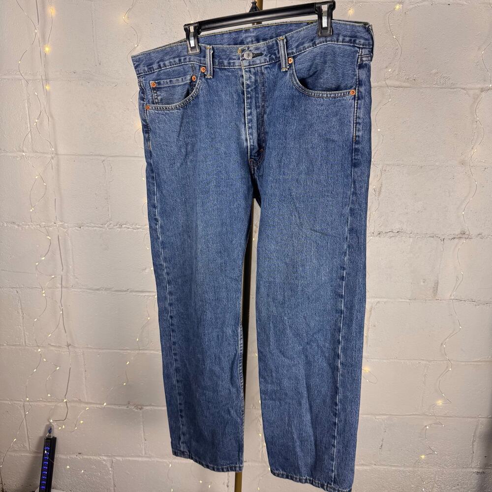 levi’s 505 regular fit men’s jeans W38 L30 medium wash straight leg